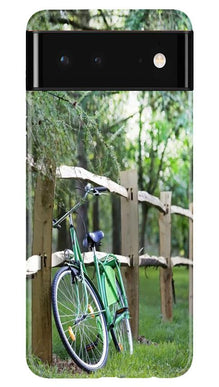 Bicycle Mobile Back Case for Google Pixel 6 Pro (Design - 208)