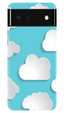 Clouds Mobile Back Case for Google Pixel 6 (Design - 210)