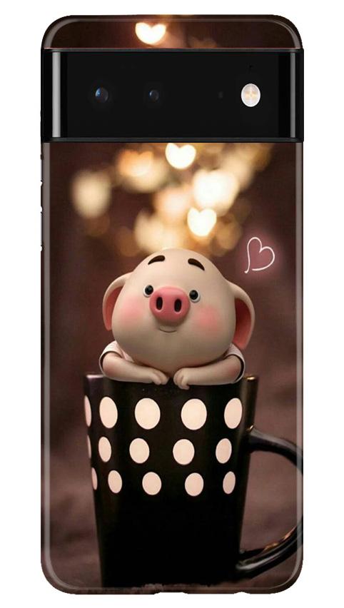 Cute Bunny Case for Google Pixel 6 (Design No. 213)