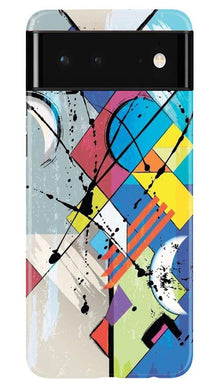 Modern Art Mobile Back Case for Google Pixel 6 (Design - 235)