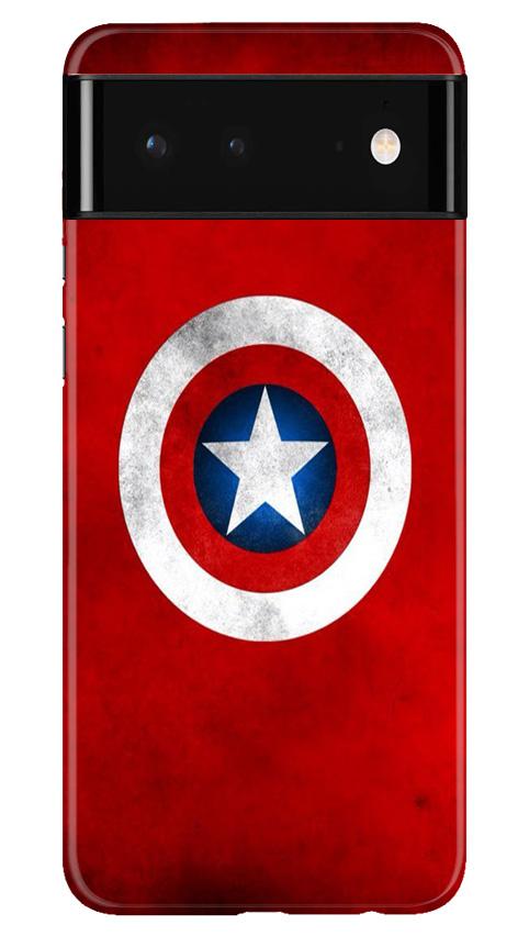Captain America Case for Google Pixel 6 (Design No. 249)