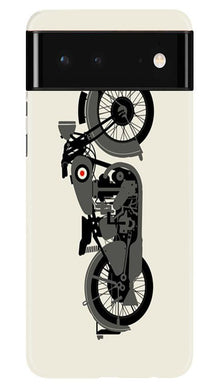 MotorCycle Mobile Back Case for Google Pixel 6 (Design - 259)