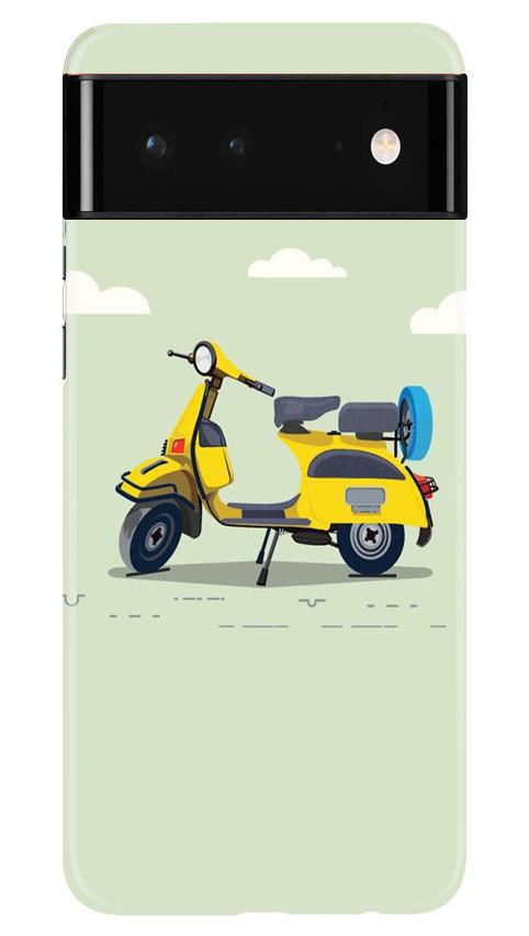 Vintage Scooter Case for Google Pixel 6 (Design No. 260)