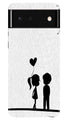 Cute Kid Couple Case for Google Pixel 6 (Design No. 283)