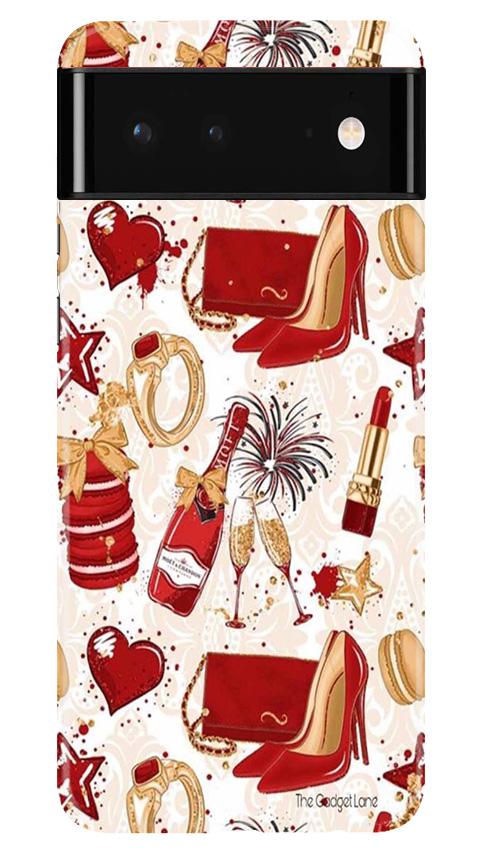 Girlish Mobile Back Case for Google Pixel 6 (Design - 312)