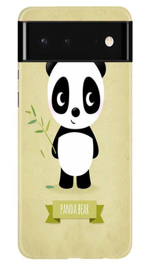 Panda Bear Mobile Back Case for Google Pixel 6 (Design - 317)