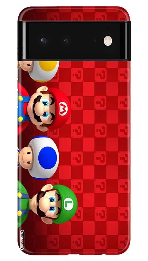 Mario Mobile Back Case for Google Pixel 6 (Design - 337)