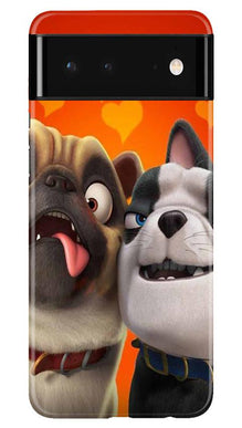 Dog Puppy Mobile Back Case for Google Pixel 6 (Design - 350)