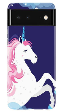 Unicorn Mobile Back Case for Google Pixel 6 (Design - 365)
