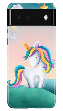 Unicorn Mobile Back Case for Google Pixel 6 (Design - 366)