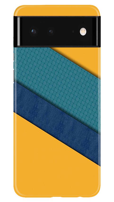 Diagonal Pattern Mobile Back Case for Google Pixel 6 (Design - 370)
