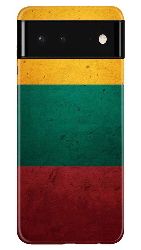 Color Pattern Mobile Back Case for Google Pixel 6 (Design - 374)
