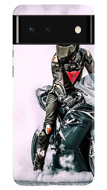 Biker Mobile Back Case for Google Pixel 6 (Design - 383)
