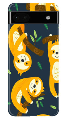 Racoon Pattern Mobile Back Case for Google Pixel 6a (Design - 2)