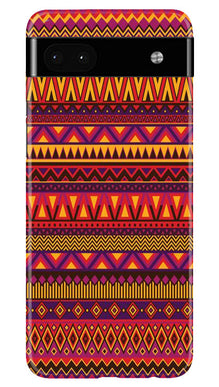 Zigzag line pattern2 Mobile Back Case for Google Pixel 6a (Design - 10)
