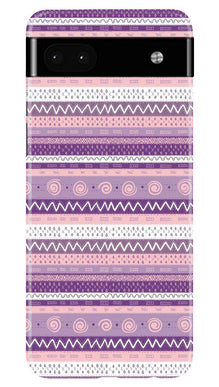 Zigzag line pattern3 Mobile Back Case for Google Pixel 6a (Design - 11)