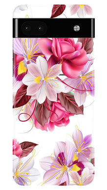 Beautiful flowers Mobile Back Case for Google Pixel 6a (Design - 23)