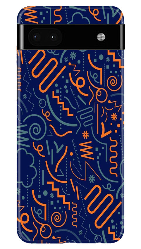 Line Art Baground Case for Google Pixel 6a