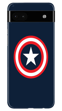 Captain America Mobile Back Case for Google Pixel 6a (Design - 42)