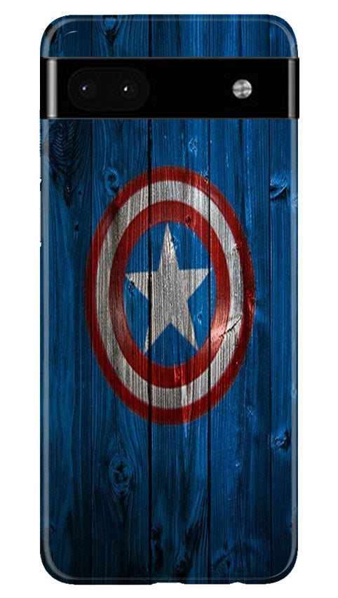 Captain America Superhero Case for Google Pixel 6a(Design - 118)