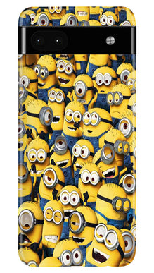 Minions Mobile Back Case for Google Pixel 6a  (Design - 126)