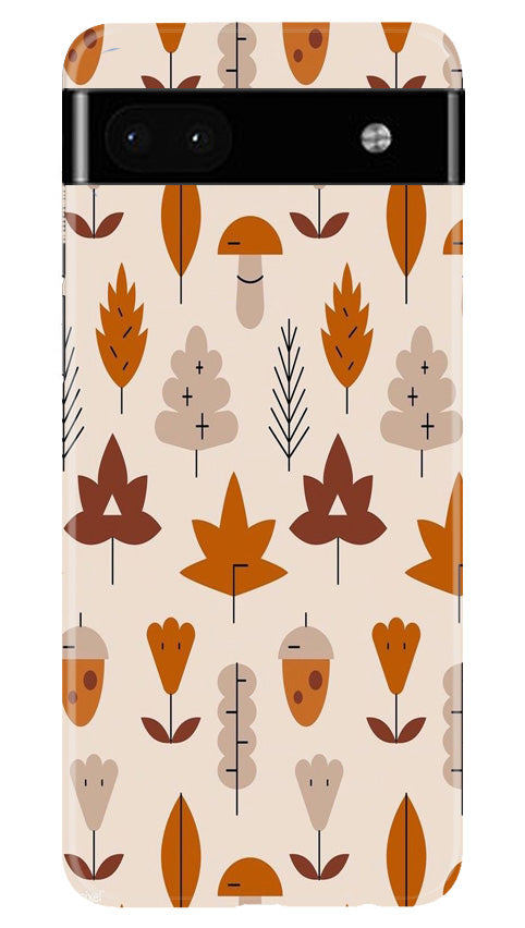 Leaf Pattern Art Case for Google Pixel 6a  (Design - 132)