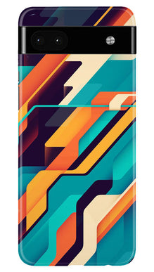 Modern Art Mobile Back Case for Google Pixel 6a (Design - 201)