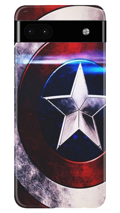 Captain America Case for Google Pixel 6a (Design No. 218)