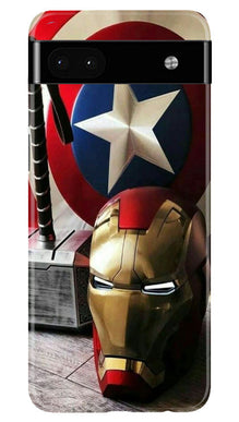 Captain America Shield Mobile Back Case for Google Pixel 6a (Design - 222)