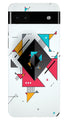 Diffrent Four Color Pattern Case for Google Pixel 6a (Design No. 244)