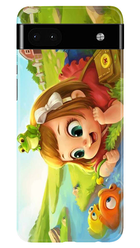 Baby Girl Mobile Back Case for Google Pixel 6a (Design - 301)