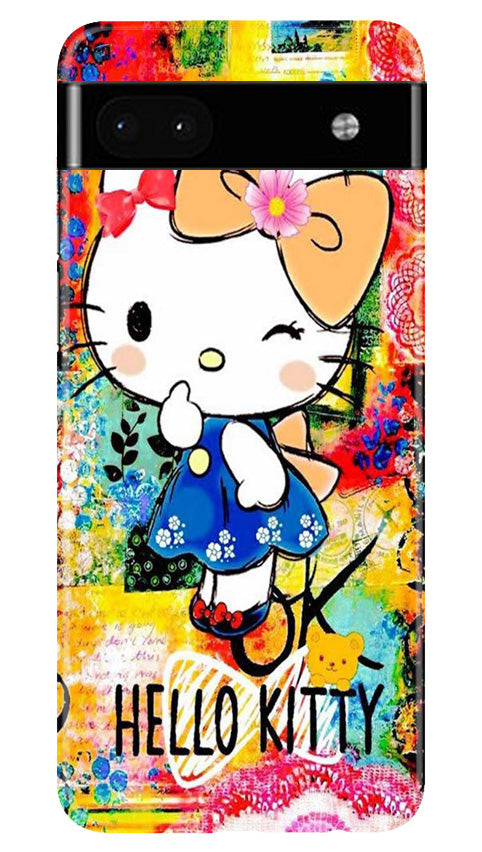 Hello Kitty Mobile Back Case for Google Pixel 6a (Design - 321)