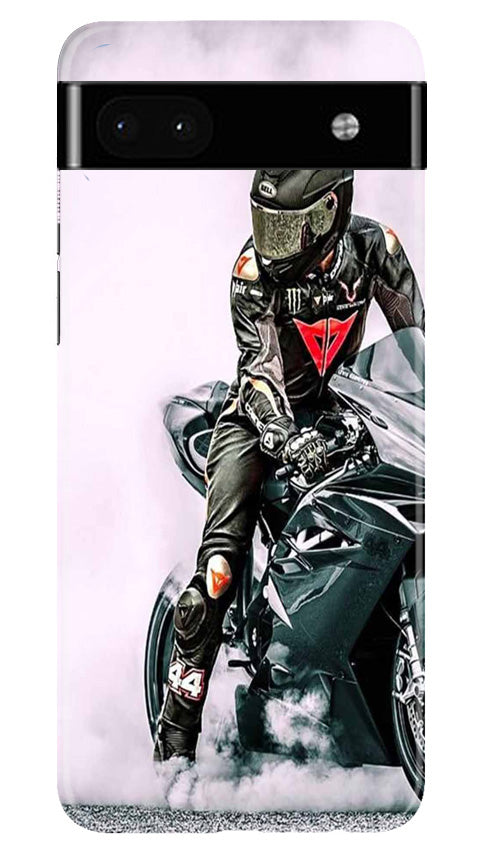Biker Mobile Back Case for Google Pixel 6a (Design - 342)