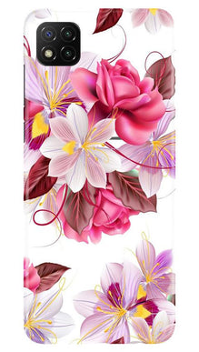 Beautiful flowers Mobile Back Case for Poco C3 (Design - 23)