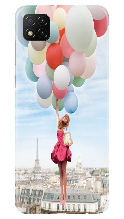 Girl with Baloon Case for Poco C3