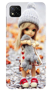 Cute Doll Mobile Back Case for Poco C3 (Design - 93)
