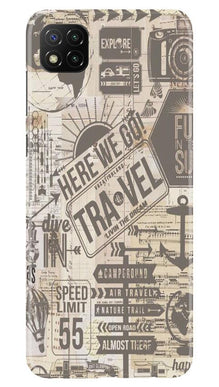 Travel Mobile Back Case for Poco C3  (Design - 104)