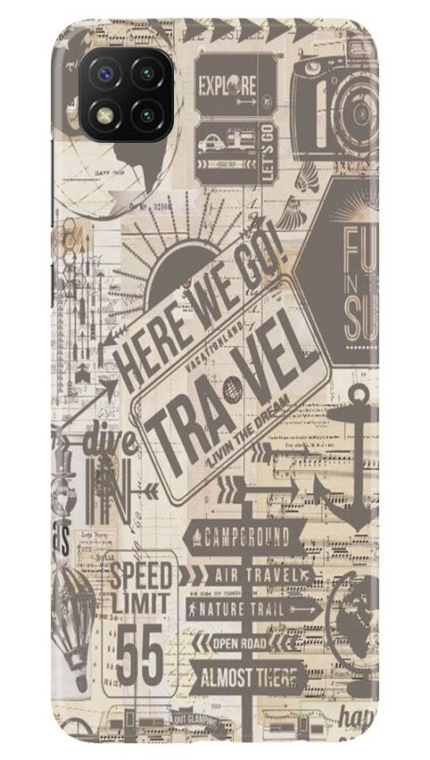 Travel Case for Poco C3  (Design - 104)