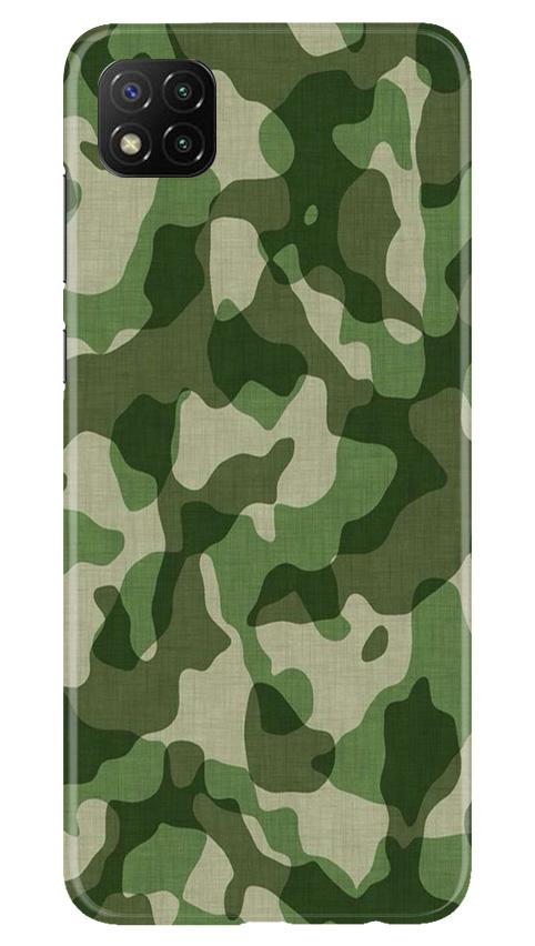 Army Camouflage Case for Poco C3  (Design - 106)