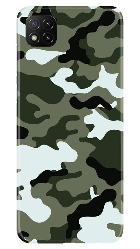 Army Camouflage Case for Poco C3(Design - 108)