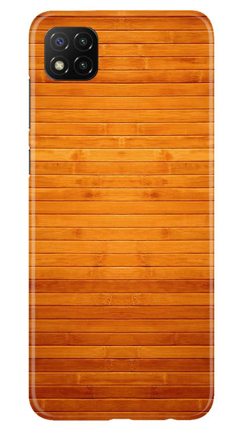 Wooden Look Case for Poco C3  (Design - 111)