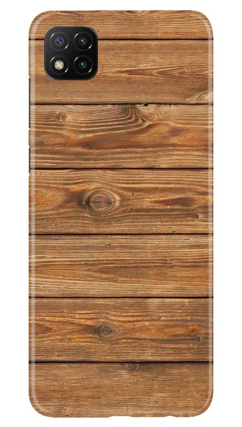 Wooden Look Case for Poco C3  (Design - 113)