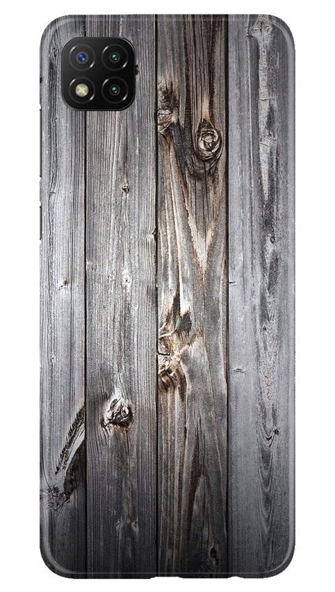Wooden Look Case for Poco C3  (Design - 114)
