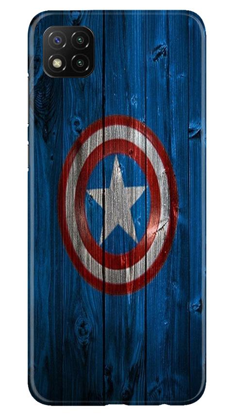 Captain America Superhero Case for Poco C3(Design - 118)