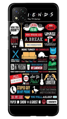 Friends Mobile Back Case for Poco C3  (Design - 145)