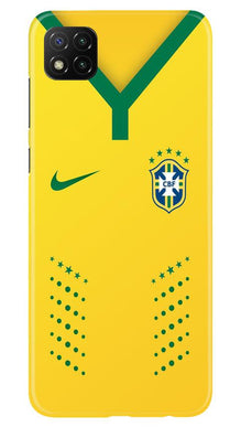 Brazil Mobile Back Case for Poco C3  (Design - 176)