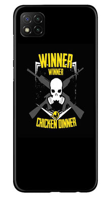 Winner Winner Chicken Dinner Mobile Back Case for Poco C3  (Design - 178)
