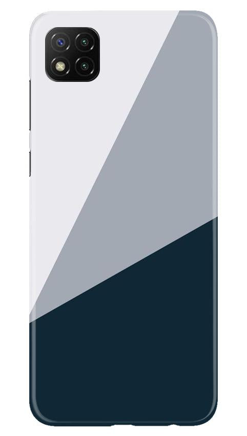 Blue Shade Case for Poco C3 (Design - 182)