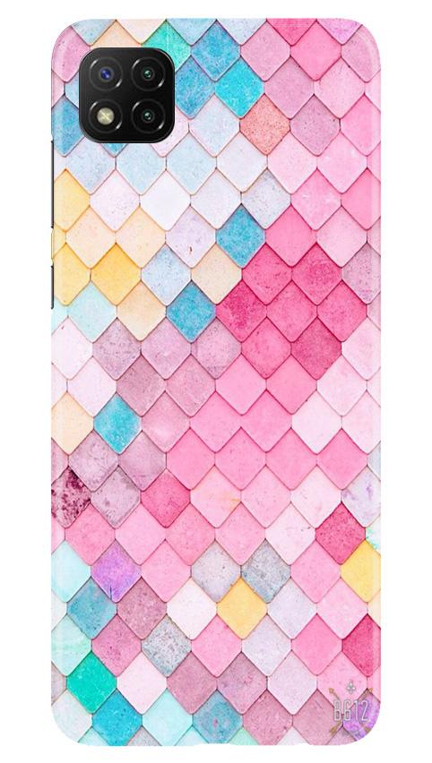 Pink Pattern Case for Poco C3 (Design No. 215)