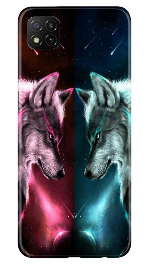 Wolf fight Case for Poco C3 (Design No. 221)